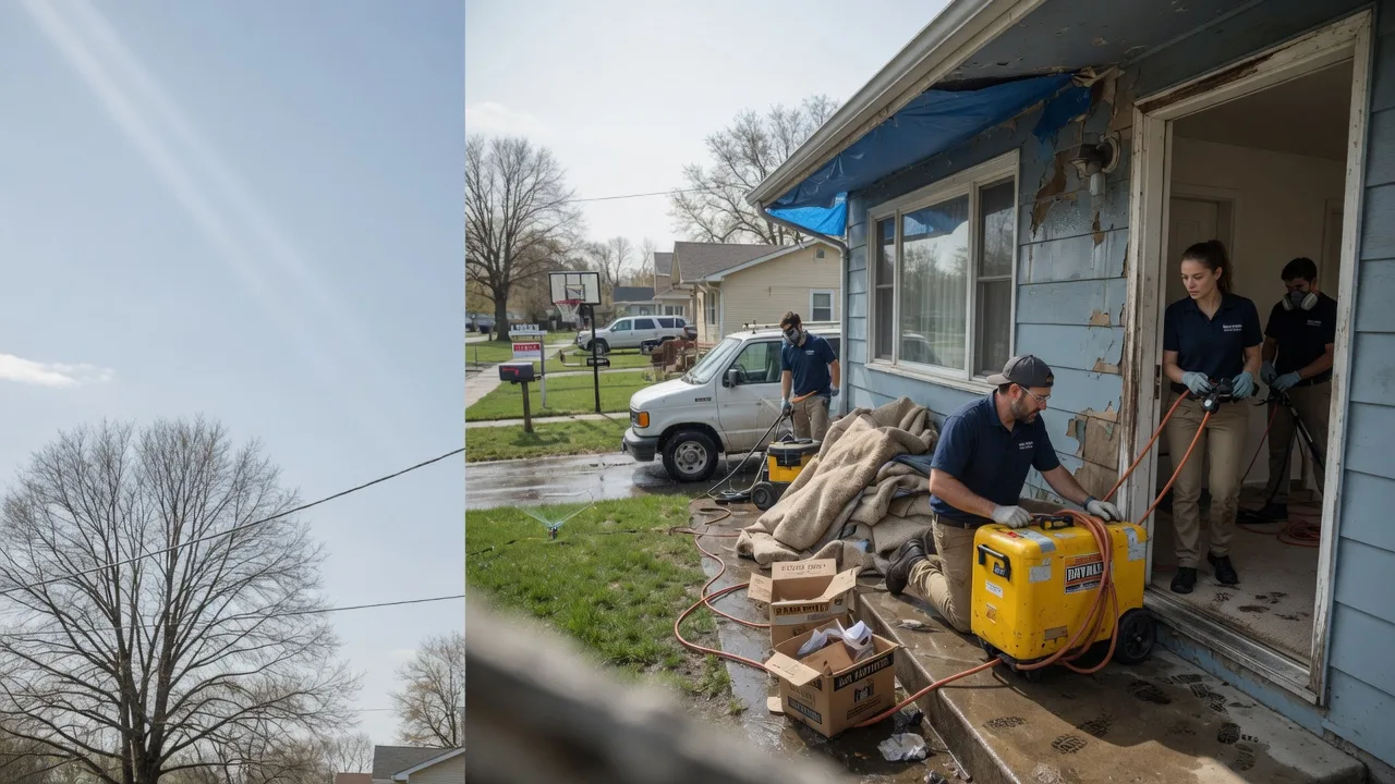 Basement Flood Cleanup in Ladoga, IN near me